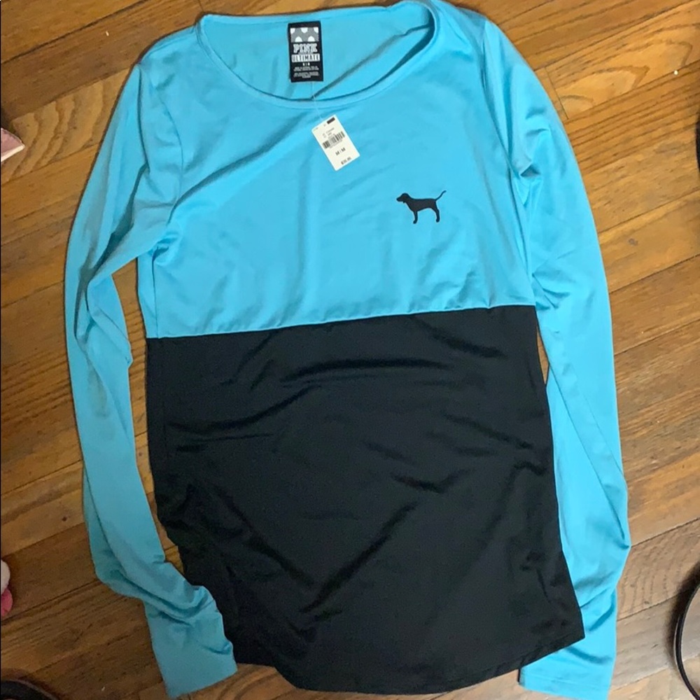 Victoria’s Secret PINK blue/black active top